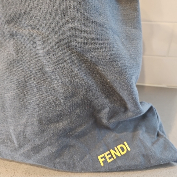 Fendi Chocolate Brown Medium Camoscio Suede Brand New Genuine - Picture 4 of 11